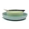 NATTOU Coffret Repas Silicone Lapidou Vert Et Bleu Eau -Made 4 baby jo056176773