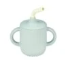 NATTOU Gobelet Avec Paille Vert Silicone -Made 4 baby jo056476322