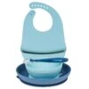 NATTOU Coffret Repas Avec Bavoir Bleu Silicone -Made 4 baby jo056576315