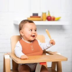 NATTOU Bavoir En Silicone Lapidou Terracotta 9 NATTOU Bavoir En Silicone Lapidou Terracotta -Made 4 baby jo057177060 3