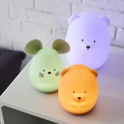 NATTOU Veilleuse Grand Ours Blanc 16cm Silicone 9 NATTOU Veilleuse Grand Ours Blanc 16cm Silicone -Made 4 baby jo060476636 2