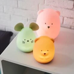 NATTOU Veilleuse Medium Ours Caramel 12cm Silicone 10 NATTOU Veilleuse Medium Ours Caramel 12cm Silicone -Made 4 baby jo060476643 3