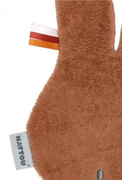 NATTOU Doudou Tête Bonnie Le Lapin Avec Anneau En Silicone -Made 4 baby jo083408100 1