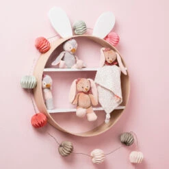 NATTOU Mini Peluche Bébé Pauline Lapin -Made 4 baby jo083444039 2