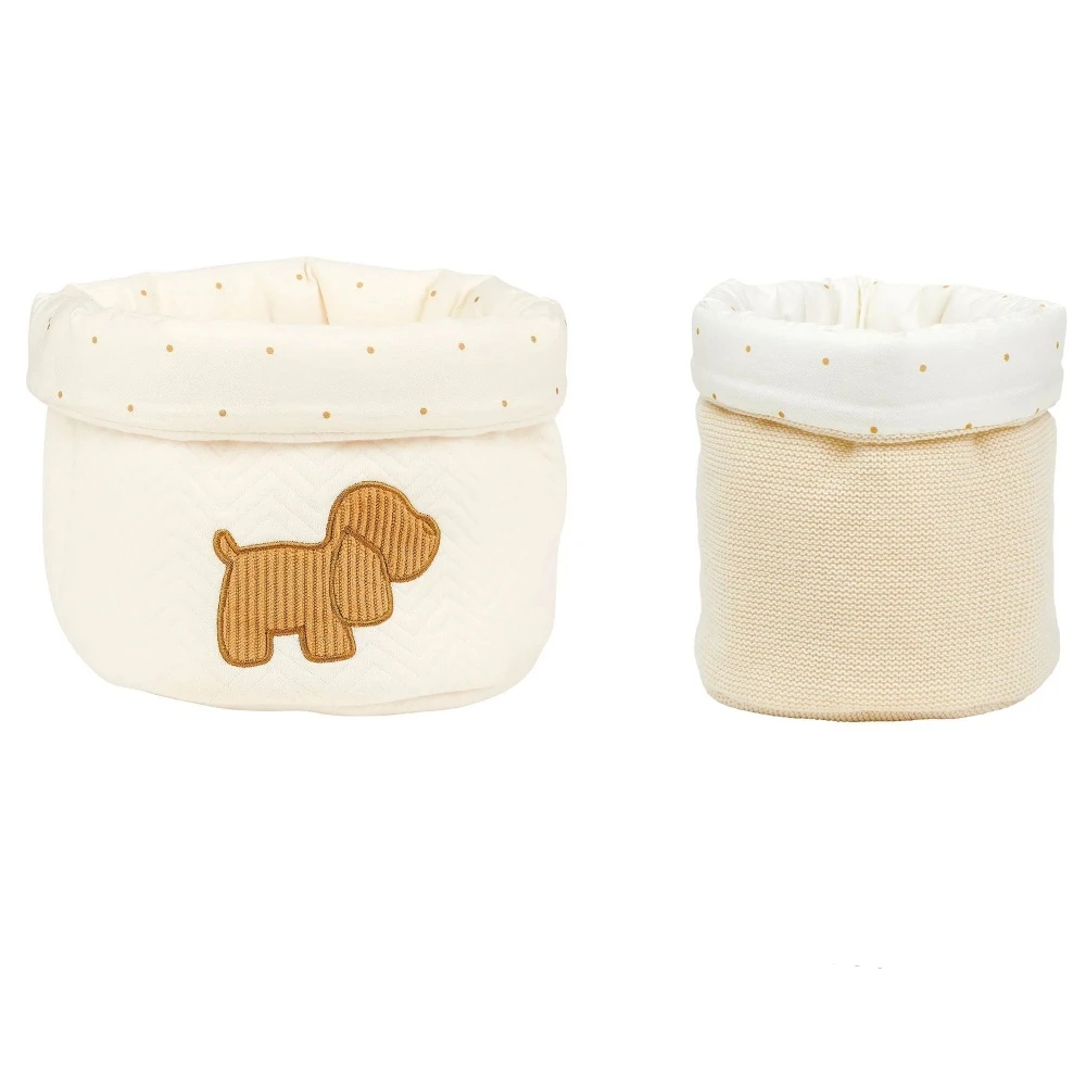 NATTOU Set 2 Panières Charlie 2 NATTOU Set 2 Panières Charlie