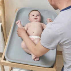 NATTOU Matelas à Langer En Mousse Gris -Made 4 baby jo0911145015 2